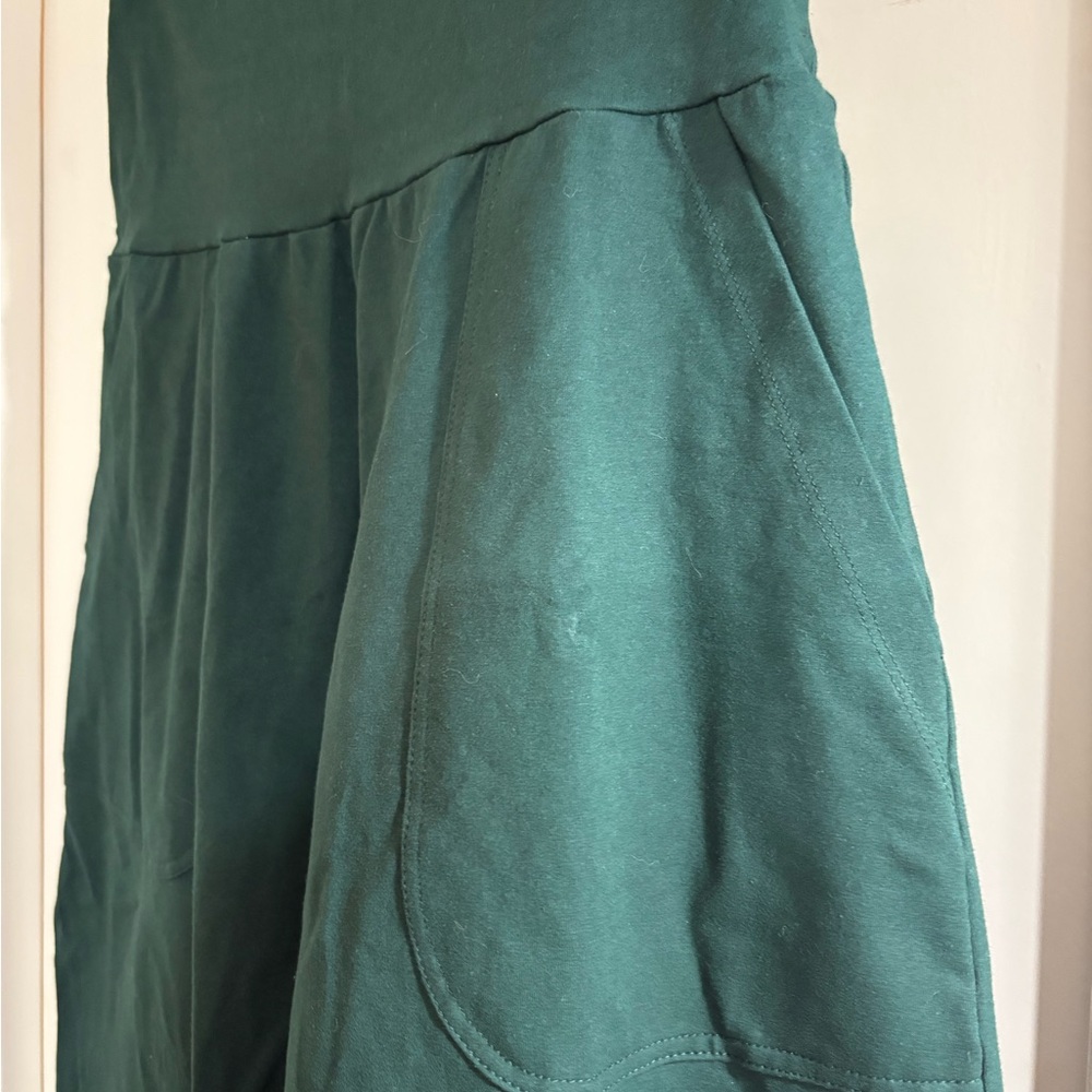 Manners London Puff Pants Tall in Forest Green Cotton Street Wear size L NWOT - Picture 6 of 9